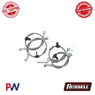 Russell Brake Hose Kit For 91-95 Dodge Stealth Front & Rear Disc 4 Lines 686000 - Image 1 of 2