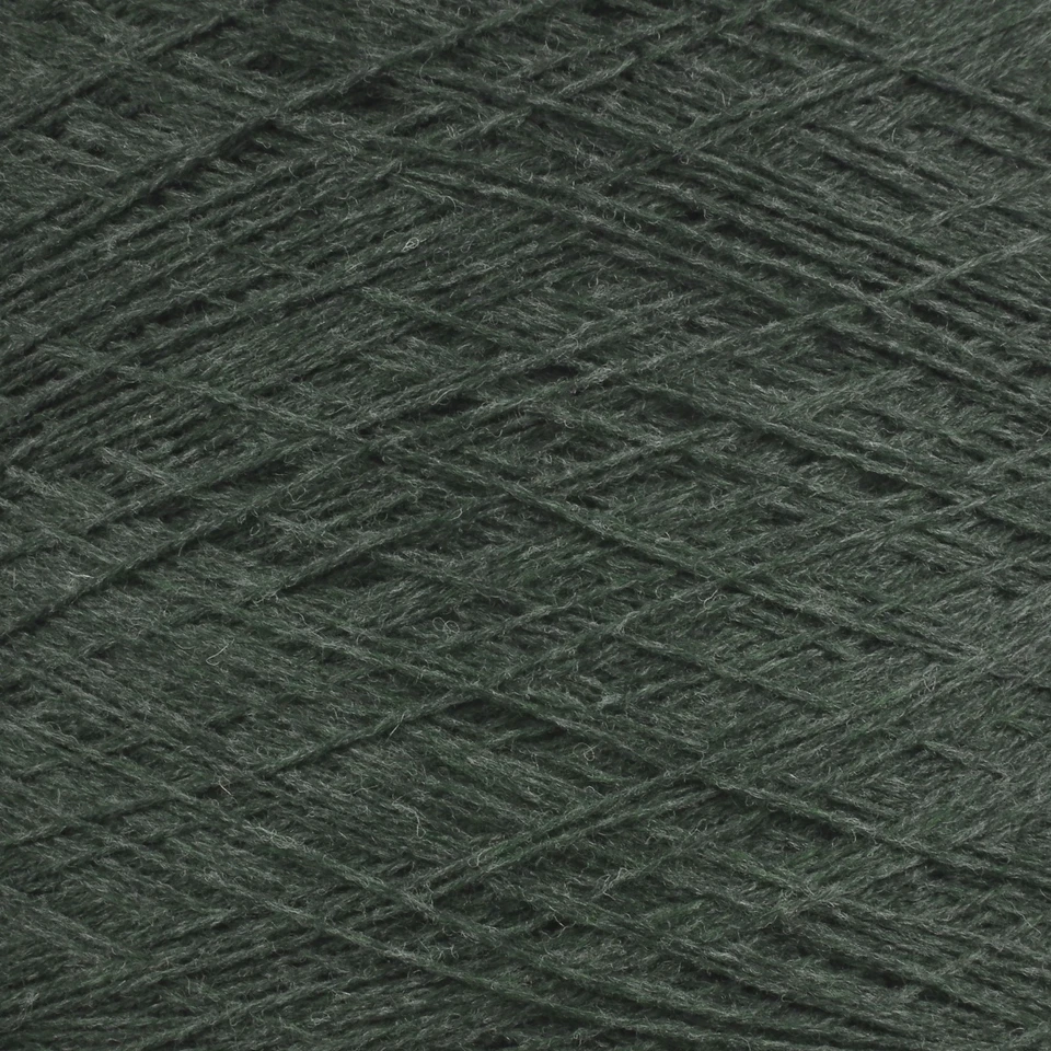 SOFT PURE SHETLAND WOOL 3 PLY YARN BIG 500g CONE KHAKI GREEN MACHINE KNITTING - Image 1 of 1