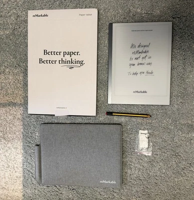 reMarkable 2 digitaler Notizblock / E-Ink Paper Tablet in OVP - Bild 1 von 3