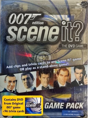 Scene It? DVD Game: 007 Edition Expansion Pack NEW Sealed Game Pack VTG - Image 1 of 3