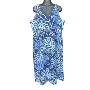 Manuhealii Women’s dress polyester Sleeveless Back Zip XL - Picture 1 of 7