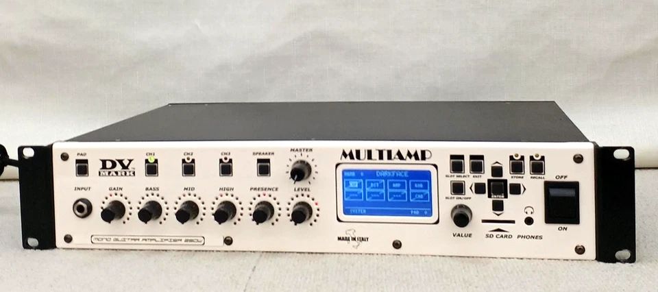 Cabezal amplificador de modelado de guitarra mono multiamplificador DV Mark de Japón Foto 1 de 4