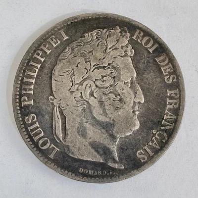 France 5 Francs 1832 W Lille Louis Philippe I Silver Coin KM 749.13 - Image 1 of 2