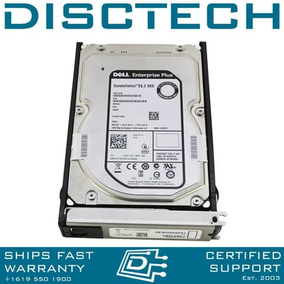 Dell Equallogic 002CR / 7GR25 3TB 7.2K 6.0Gbps SAS SED Enterprise Plus Hard Disk - Image 1 of 3