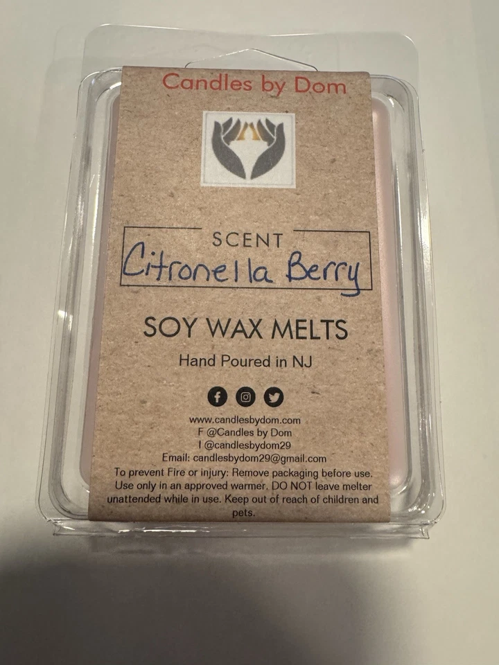 homemade wax melts.  Citronella Berry  Scent.  Free Shipping. 2.5-3oz - Image 1 of 1