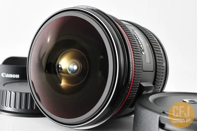 [Near Mint] Canon EF 8-15mm F4L Fisheye USM Single Lens w/Hood From Japan #906 - Image 1 of 4