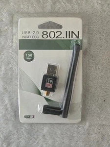 USB 2.0 Wireless Adapter 802.11N 150Mbps - Afbeelding 1 van 2