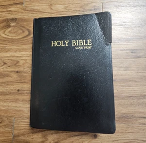Bibel Original King James Version Riesendruck roter Buchstabe Dugan 710 Leder - Bild 1 von 6