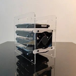 Disk Test Bench Case Bracket DIY Enclosure Set Tool Hard Drive 3.5inch HDD - Afbeelding 1 van 15