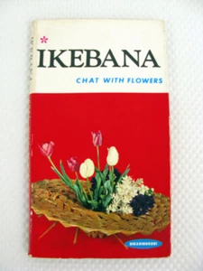Ikebana Chat with Flowers Noriko Ohno 1963 Fold-Out Paperback Flowers Japan Rare - Picture 1 of 10