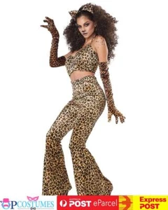 Leopard 90s Scary Spice Girls 80s 90s Pop Star Music Celebrity Costume - Picture 1 of 2