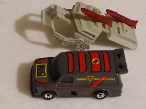 Vintage - Matchbox Ford Supervan II Van Grigio Pericolo Alto Esplosivo Carico Pesante 1985 - Foto 1 di 15