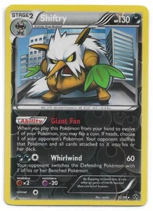 Pokémon Blanco y Negro Next Destinies 2012 Holofoil inverso #72 Shiftry - Imagen 1 de 1