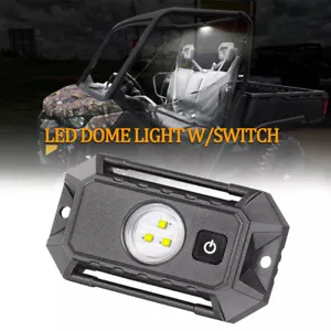 Luz domo LED universal para Can-am Maverick MAX con barra de jaula antivuelco utilitaria de interruptor - Imagen 1 de 12