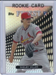 SHELBY MILLER ROOKIE CARD 2013 Topps Finest REFRACTOR $$ RC St. Louis Cardinals! - Picture 1 of 2