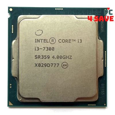 7th Gen Intel Core i3-7300 4.0GHz 2-Core LGA1151 4MB Desktop CPU Processor SR359 - Image 1 of 2