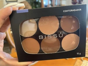 Bissu Contorneador Paleta Contouring Powder Palette 02 Medium to Tan Mediano NIB - Picture 1 of 4