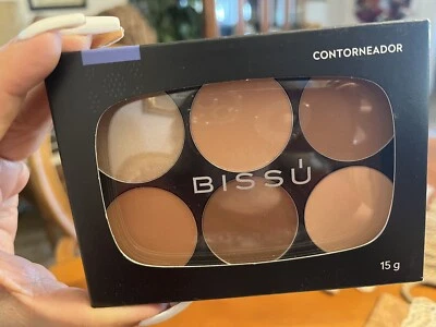 Bissu Contorneador Paleta Contouring Powder Palette 02 Medium to Tan Mediano NIB - Image 1 of 4