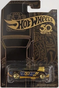 2018 HOT WHEELS BLACK AND GOLD RODGER DODGER 3/6 COMBINED SHIPPING D1 - Picture 1 of 1