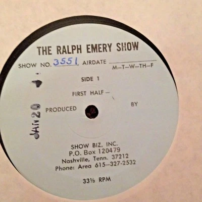 RADIO SHOW: RALPH EMERY SHOW 1/20/81 JANIE FRICKE  GUEST CO HOST; 1 HR - Image 1 of 2
