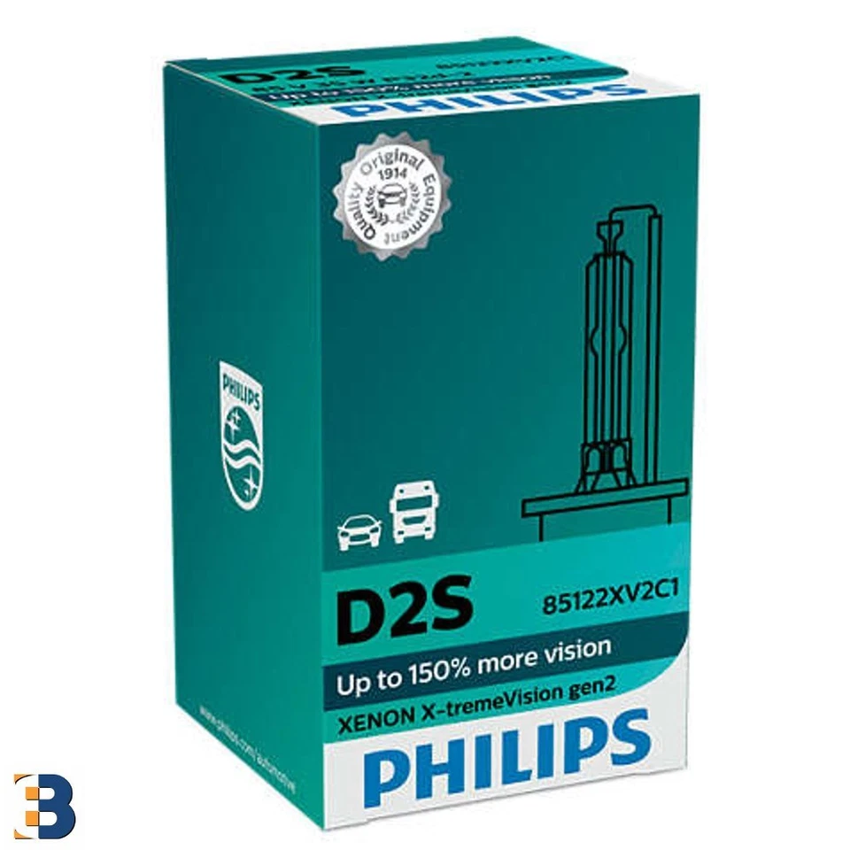Philips X-treme Vision D2S Xenon Bulbs 85122XV2C1 (single) Up to 4800 Kelvin  - Image 1 of 1