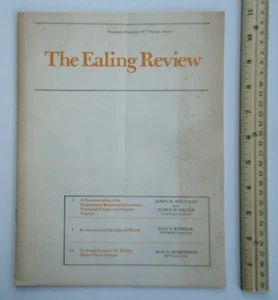 Ealing Review Optical Mounts Reflectors 1977 Newsletter Photographic Equipment - Picture 1 of 3
