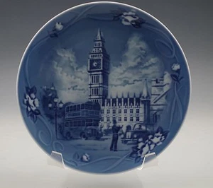 1999 BING AND GRONDAHL JORDEN RUNDT PLACES OF ENCHANTMENT LONDON PLATE #3 RARE - Picture 1 of 3
