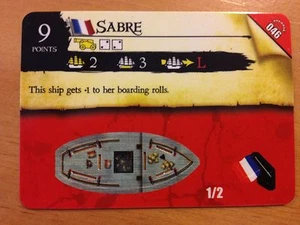Pirates Rise of the Fiends #046 Sabre Pocketmodel CSG NrMint-Mint - Picture 1 of 1