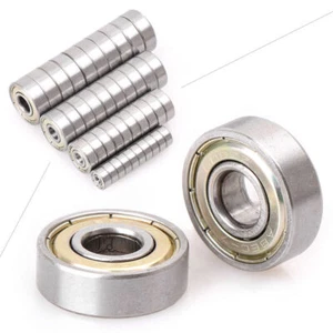 10PCS Deep Groove Flanged Ball Bearing 626ZZ 608ZZ 623ZZ 625ZZ Fit Micro Motor - Picture 1 of 16