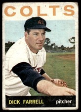 1964 Topps Dick Farrell : Houston Colt .45s #560