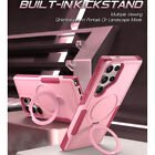 For Samsung Galaxy S23 Ultra Case Poetic Magnetic Ring Stand MagSafe Cover Pink