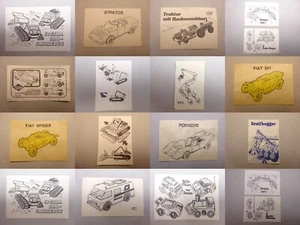 Coches: Diferentes Hoja de Instrucciones Bpz & Vinilo Akf Di. Hasta 1985 a - Imagen 1 de 42