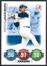 2010 Topps Attax Battle of the Ages #7 Reggie Jackson Baseball Card - NY Yankees