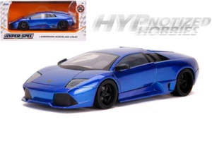 JADA 1:24 HYPER-SPEC LAMBORGHINI MURCIÉLAGO LP 640 AZUL FUNDIDO 32279 - Imagen 1 de 6