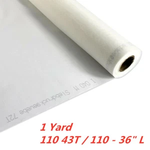 1 Yard - Silk Screen Printing Mesh Fabric 110 43T / 110 - 36" L Free Shipping - Picture 1 of 4