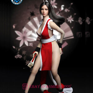 SUPER DUCK 1/6 SET012 Fighting Girl KOF Mai Shiranui Action Figures Red In Stock