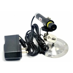 405nm 120mW Blue-violet Dot Light Laser Diode Module with 5V Adapter and Holder - Picture 1 of 6