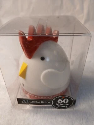 Global Decor Rooster 60 Minute Kitchen Timer - Image 1 of 4