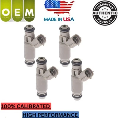 Injetor de combustível DENSO 4x fabricante de equipamento original compatível com Hyundai Elantra Kia Spectra 2.0L l4 35310-23900 - Imagem 1 de 4