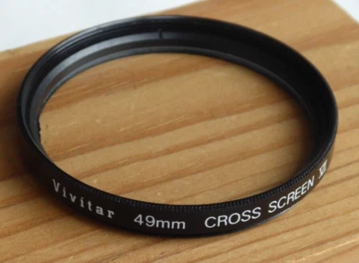 Vivitar 49mm  Cross Screen X1  Filter Made in Japan - Image 1 of 2