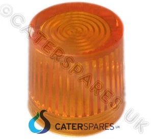 VALENTINE CHIPS FRYER AMBER SCREW ON LENS CAP BULB COVER PENSION 1 2 MODEL - Picture 1 of 2