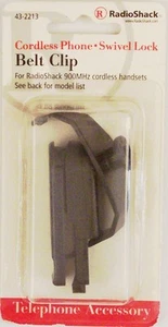 Clip de cinturón con bloqueo giratorio para teléfono inalámbrico RadioShack 900 MHz - Imagen 1 de 1