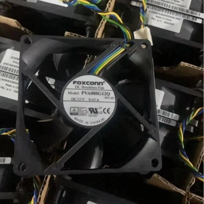 FOXCONN PVA080G12R 8025 12V 0.65A PWM 4-Pin FOR Cpu Cooling Fan - Image 1 of 4