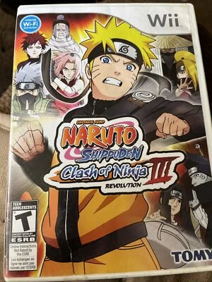 Naruto Shippuden: Clash of Ninja Revolution III (Nintendo Wii, 2009) Complete - Image 1 of 2
