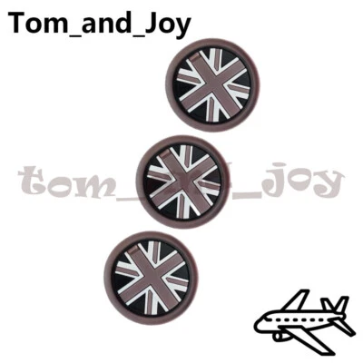 3Pcs Union Jack Anti-Slip Cup Mat Pad For Mini Cooper JCW R55 R56 R57 R58  Foto 1 de 4