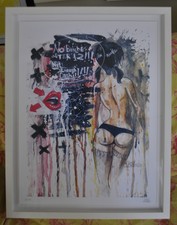 Financial Crisis by Lora Zombie Framed UV Plexi Signed Numbered Print Poster