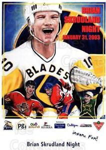 2002-03 Saskatoon Blades #31 Brian Skrudland