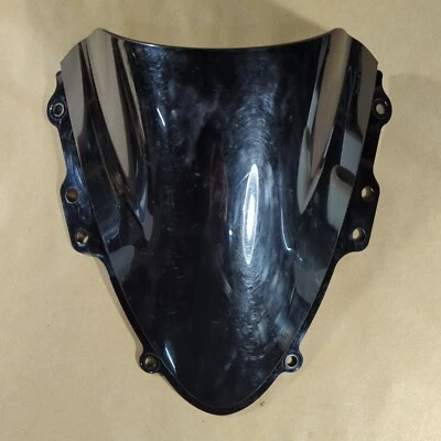 Pára-brisa preto fumaça bolha dupla 2004-2005 Suzuki GSXR 600 750 - Imagem 1 de 3