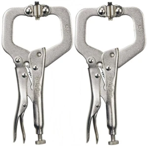 Vise-Grip 6SP 2er-Pack 6" Verriegelung Schraubzwinge mit drehbaren Pads, 2-1/8" Backenkapazität - Bild 1 von 1
