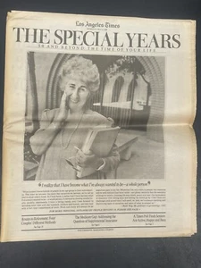 Los Angeles Times 4 de mayo de 1991 con anuncios aclarados por tiempos dentro ENVÍO GRATUITO - Imagen 1 de 10
